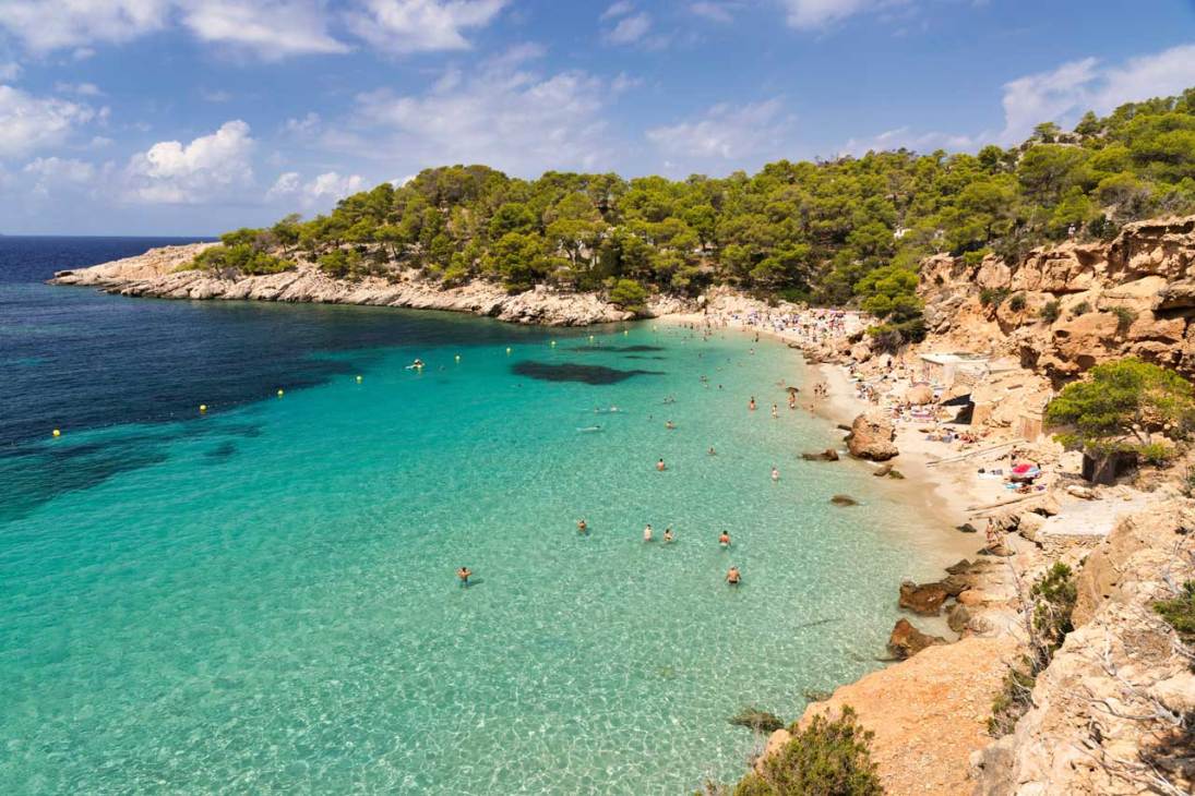 Shoreline at Ibiza