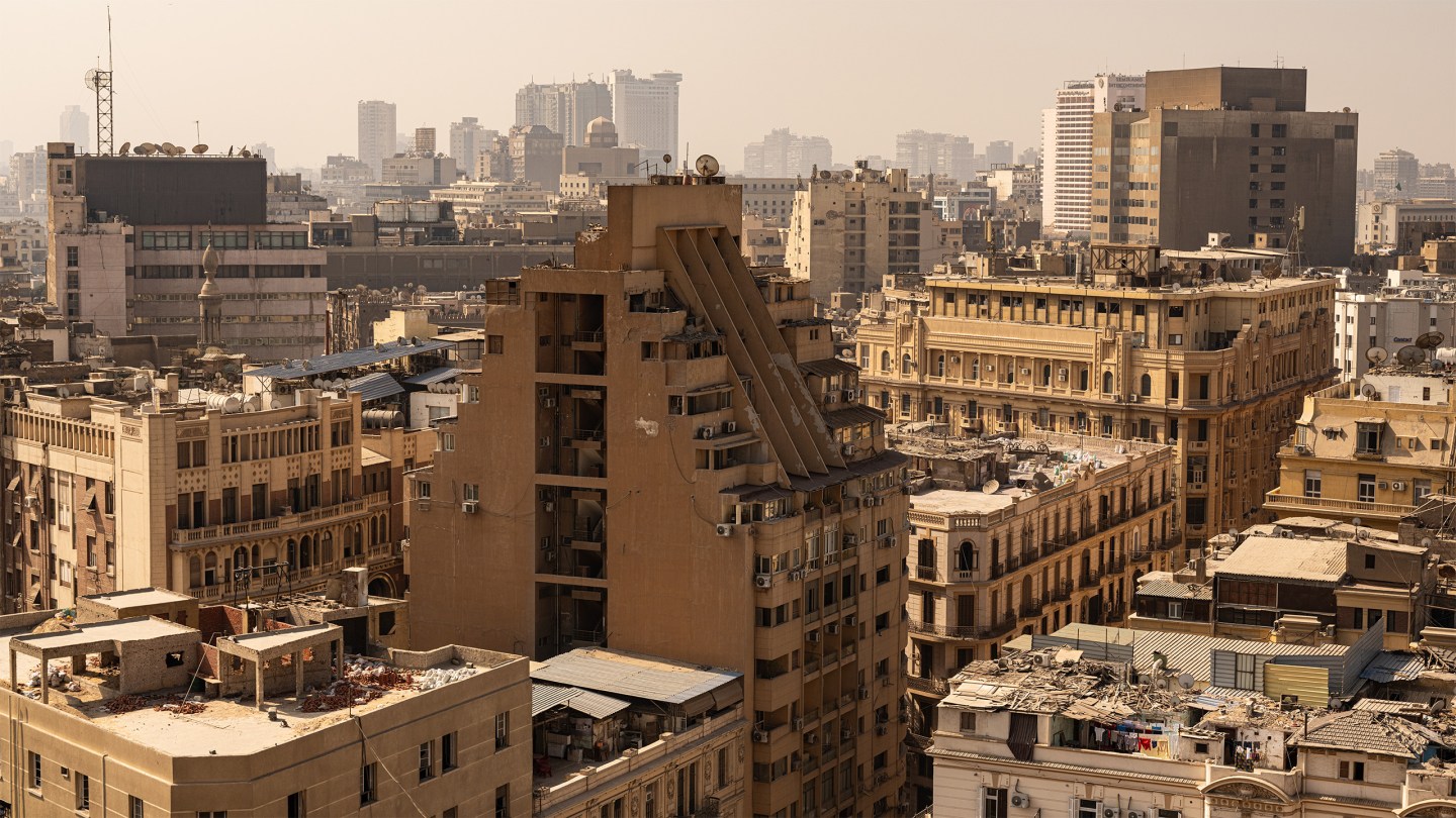 Views of downtown Cairo