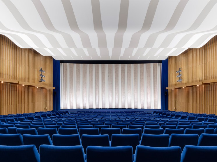 One of the main screens in Berlin's cinema Kino International