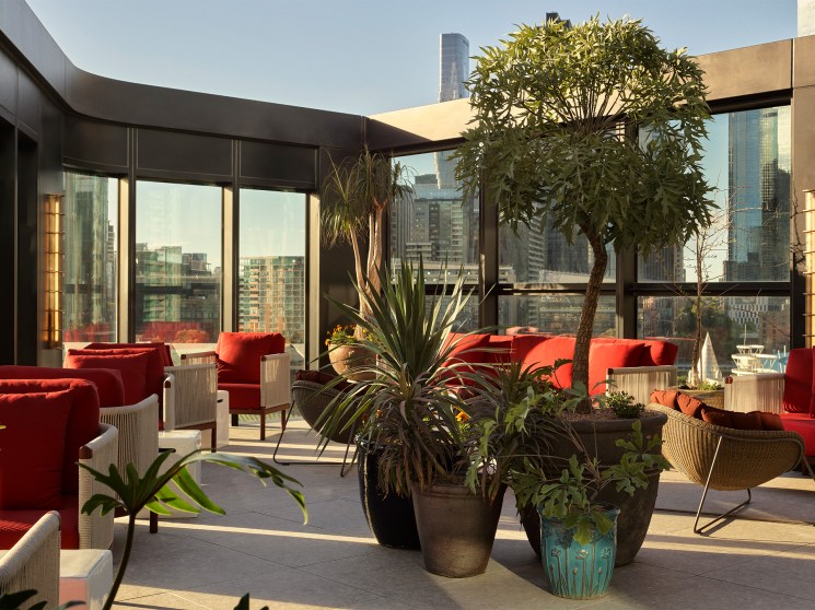 Hannah St Hotel terrace lounge