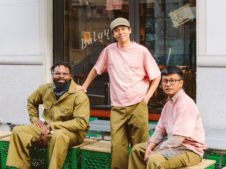 Staff from Balay restaurant in Milan