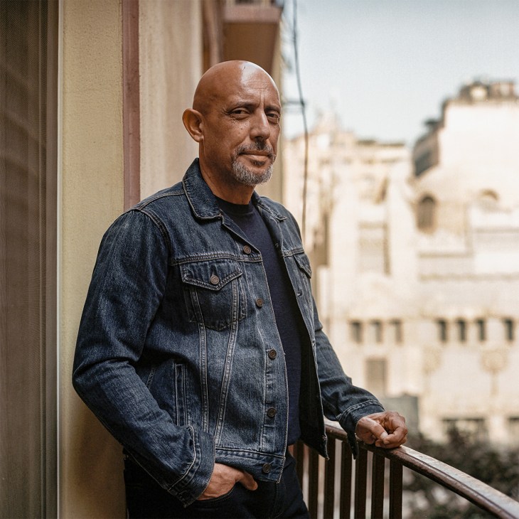 Karim Shafei on a balcony in Cario