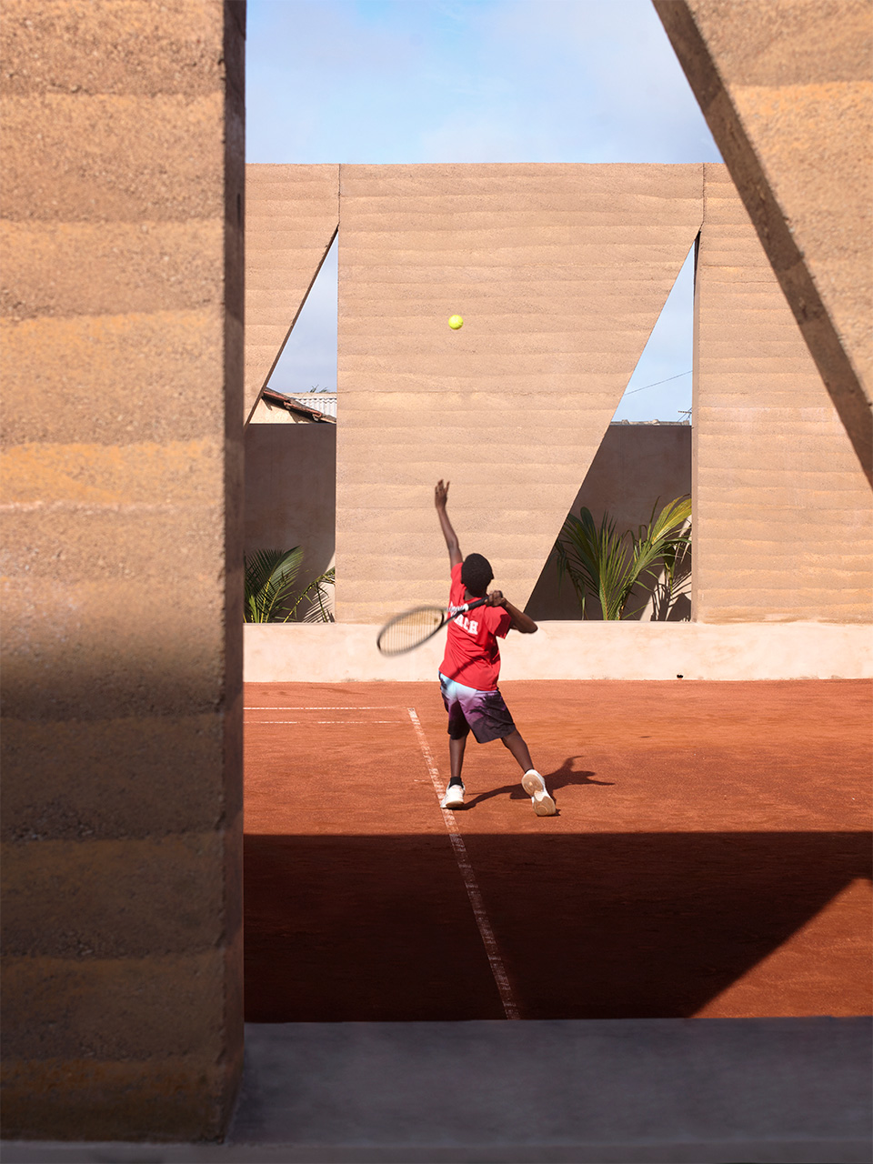 Person playing at the Backyard Community Club