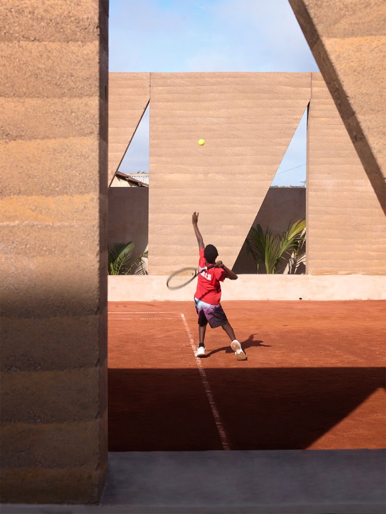 Person playing at the Backyard Community Club
