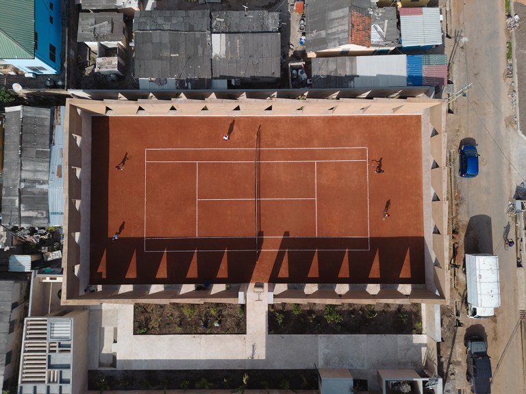 Birds eye view of Backyard Community Club