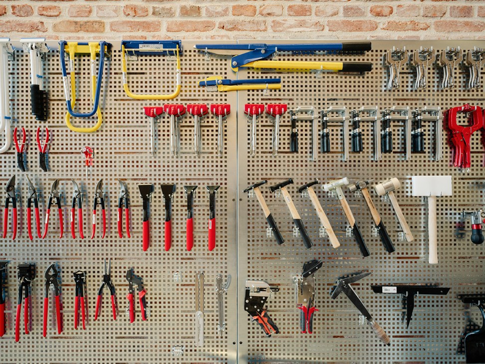 Tools on the wall