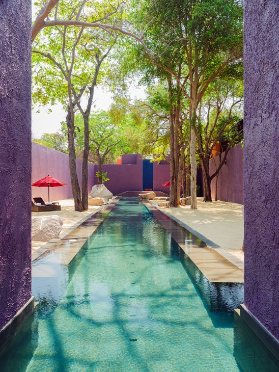 The pool at The Barai Spa