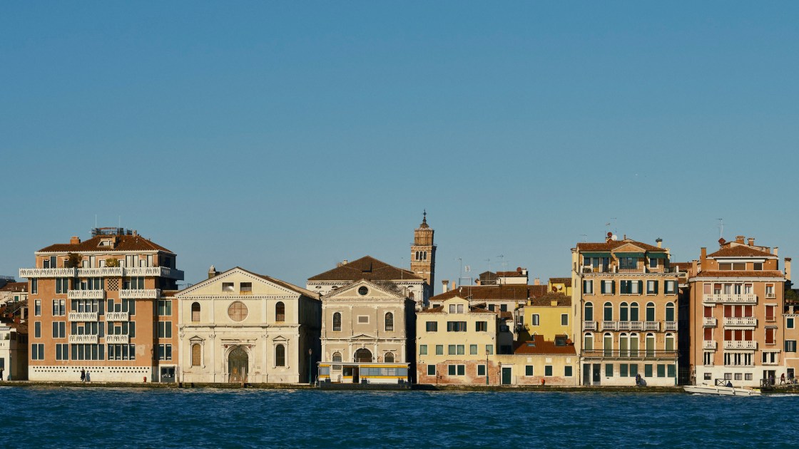 An image of the Venice coastline