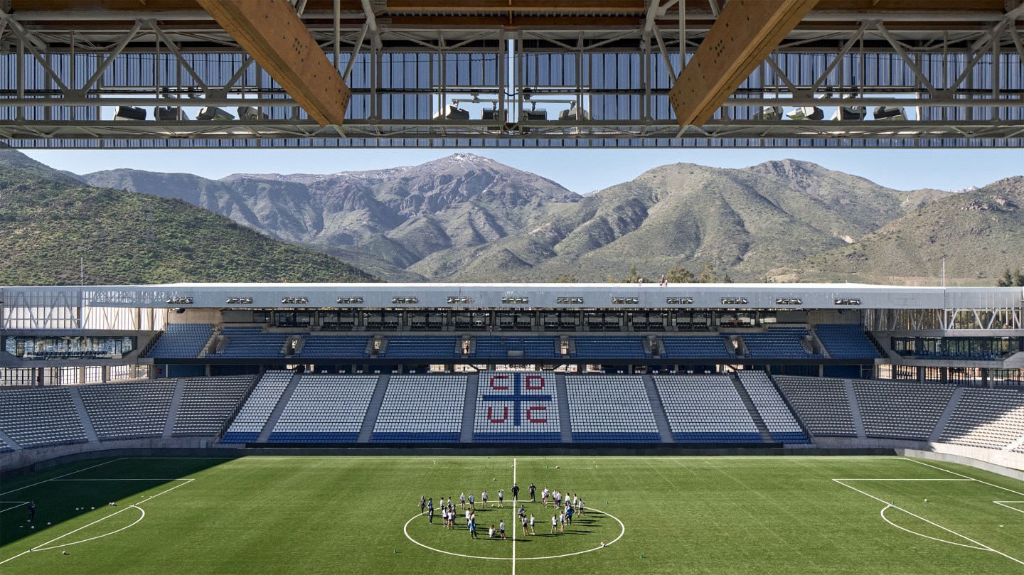 This award-winning Chilean football stadium is an architectural triumph