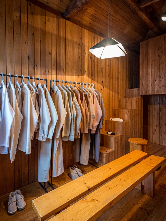 Clothes rail in the Yaeca Home Store