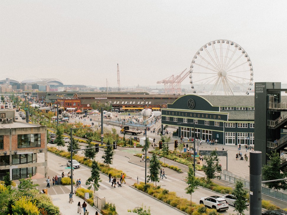 General view of Seattle Waterfront Park