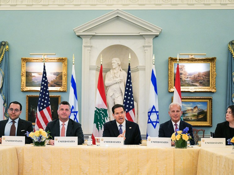 Israel and Lebanon face to face for the first time in decades