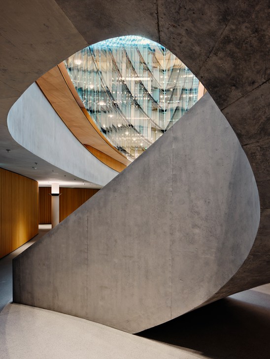 Staircase in the Lombard Odier HQ