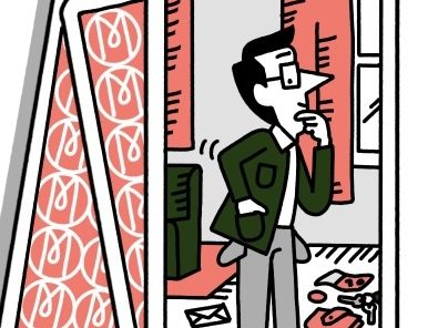 Andrew Tuck illustrated on a playing card