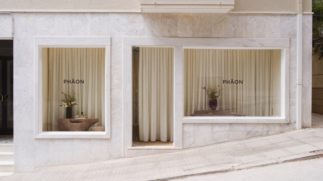 Phāon shop in Athens, Greece