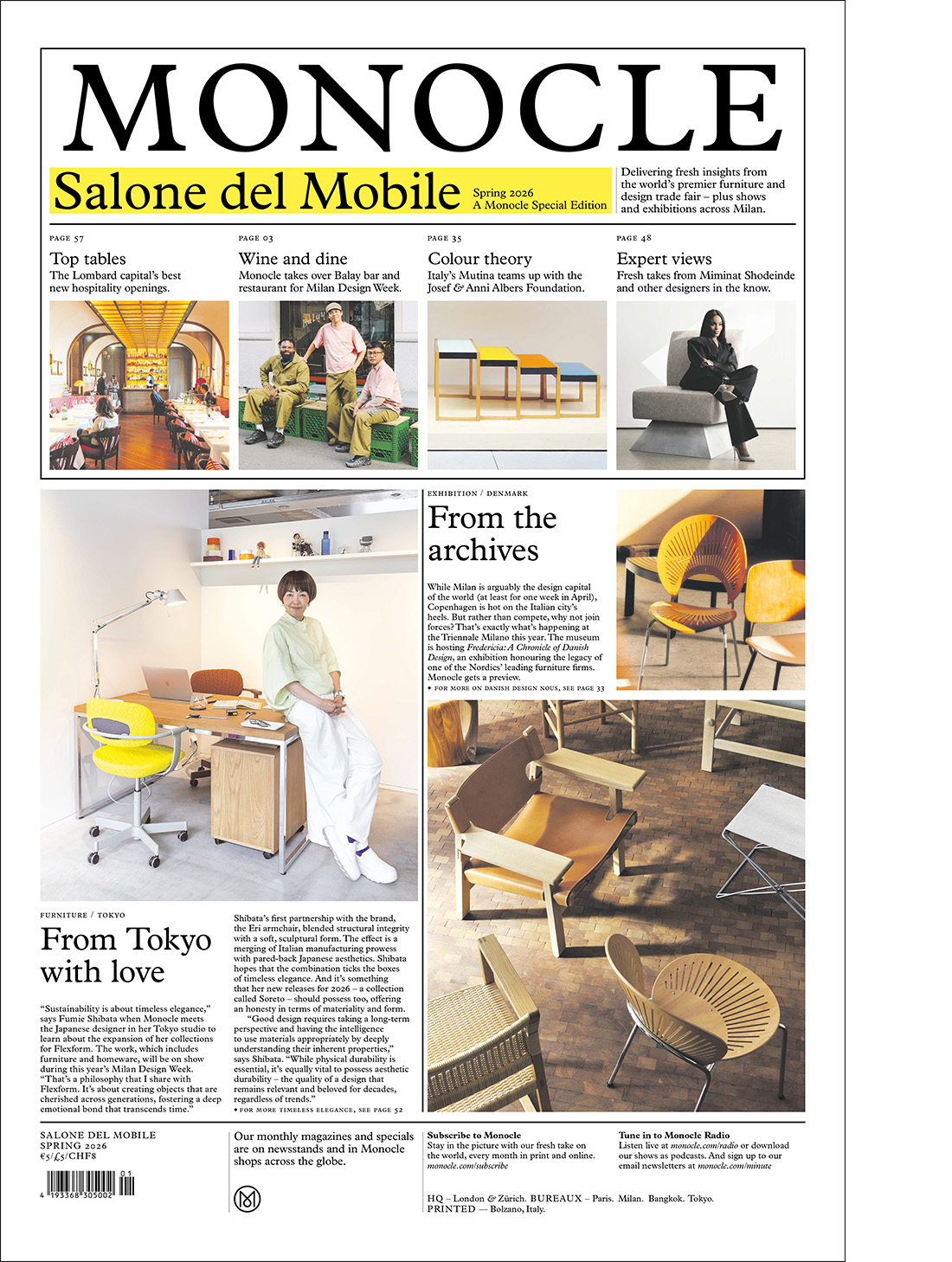 Salone del Mobile newspaper 2026