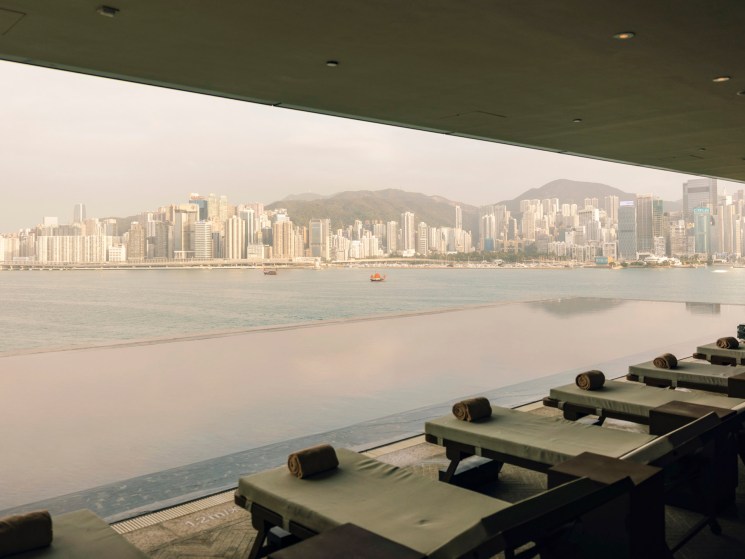 View from The Rosewood hotel Hong Kong
