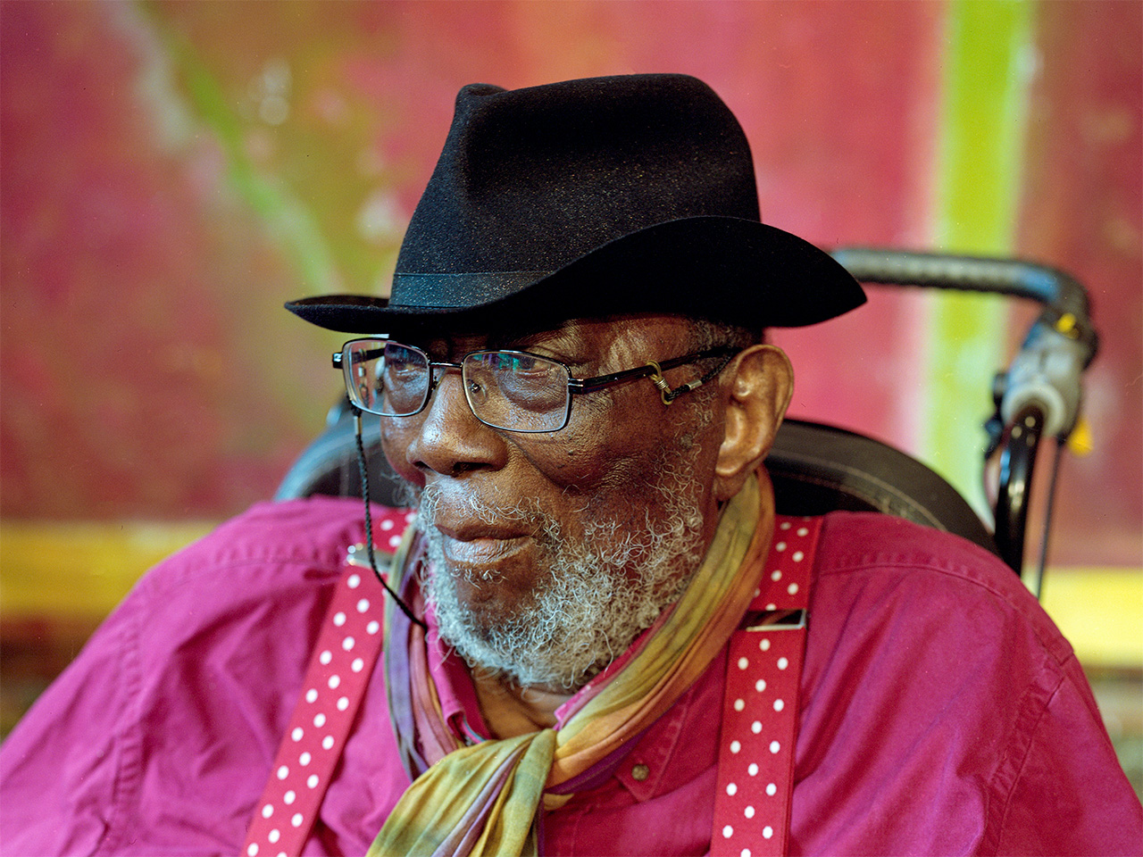 Frank Bowling has spent seven decades doubling down on colour....