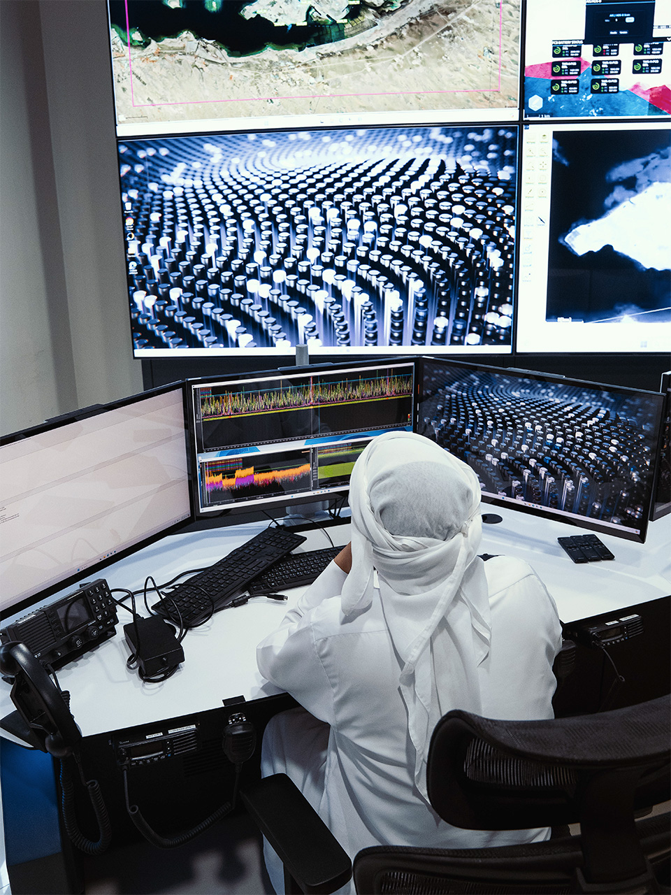 The control room of X-Range