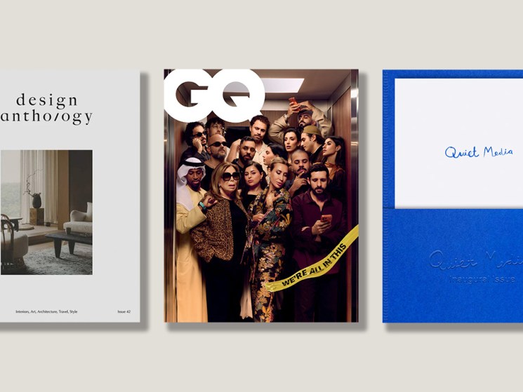 ‘GQ Middle East’, ‘Design Anthology’ and ‘Quiet Media’