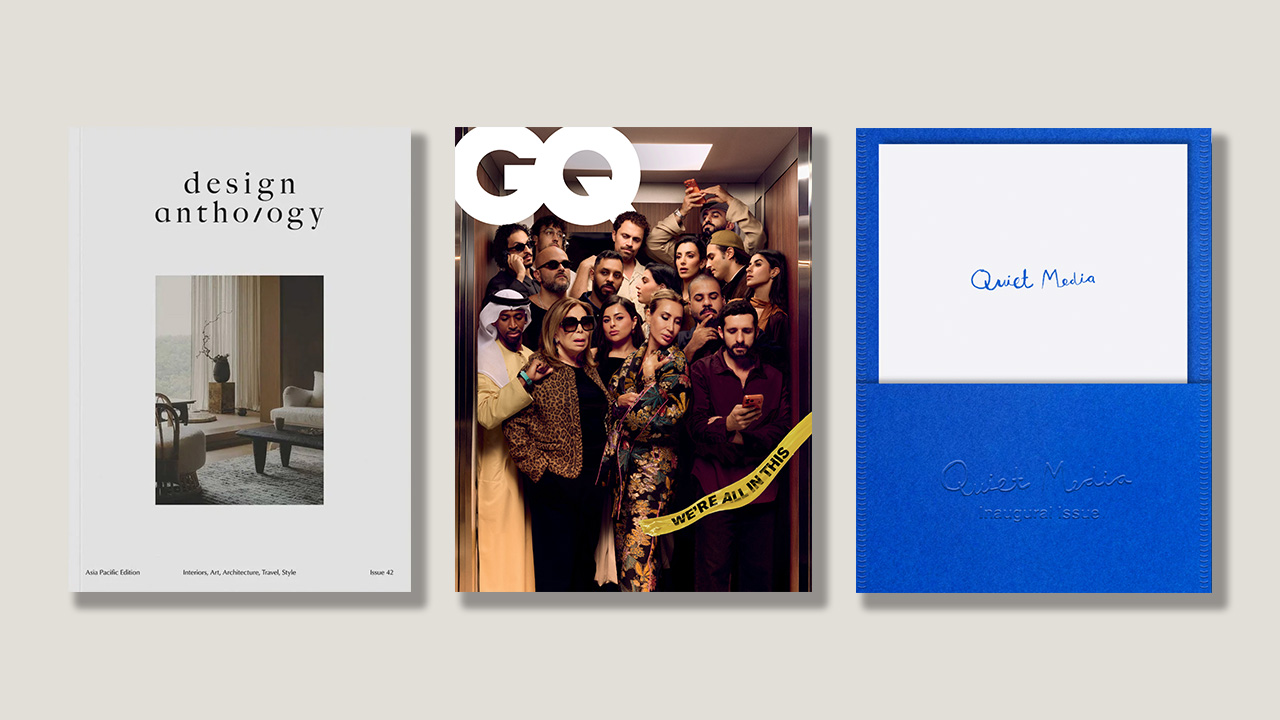 ‘GQ Middle East’, ‘Design Anthology’ and ‘Quiet Media’ - Monocle