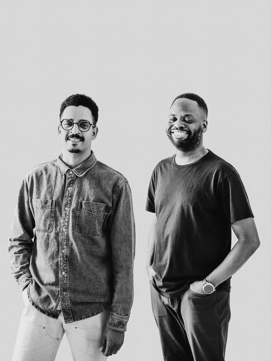 Architects Tura Cousins Wilson and Shane Laptiste

