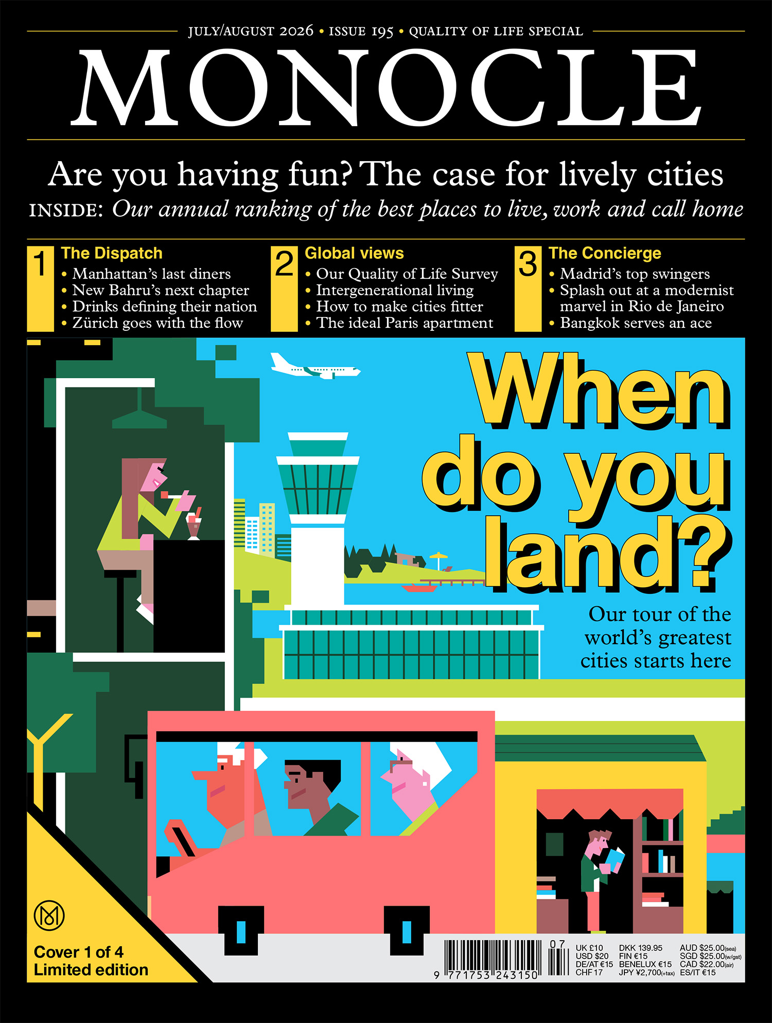 Quality of Life Survey: top 25 cities, 2017