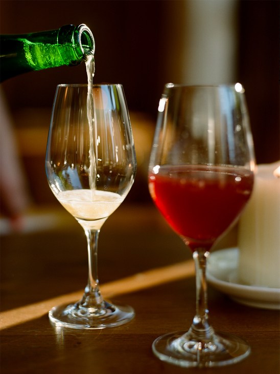 Drinks at Twee Prinsen wine bar in Amsterdam
