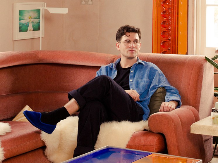 Interior architect Alex Holloway takes inspiration from  cinema and online slang
