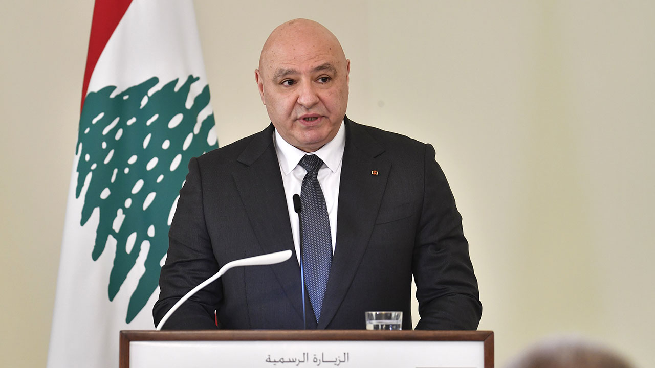 Lebanon’s president visits the White House for landmark discussions