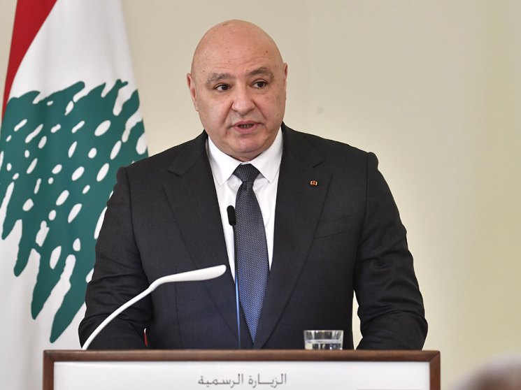 Lebanon’s president visits the White House for landmark discussions