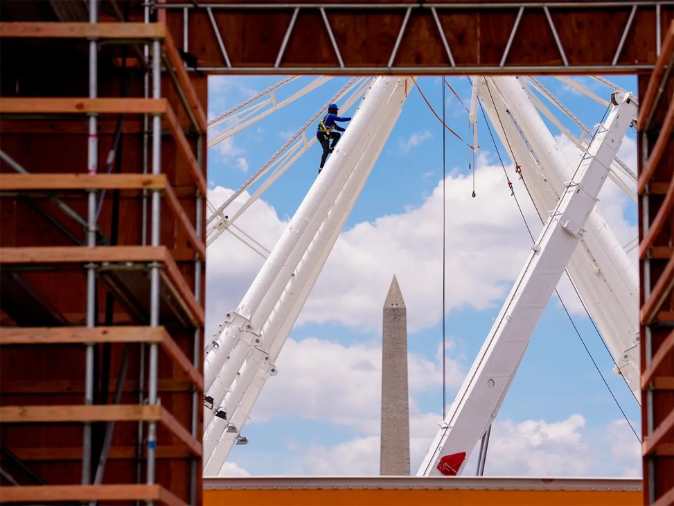 Big wheel: Trump’s festivities are unlikely to excite the majority