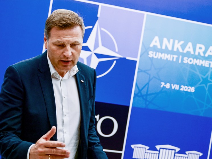 Top defence spenders Estonia takes its seat at the Nato conference in Ankara
