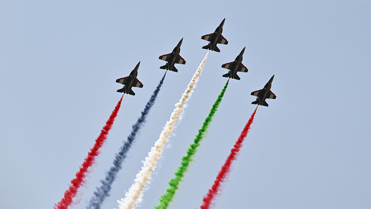 Farnborough Air Show highlights defence; China patrols the South China Sea