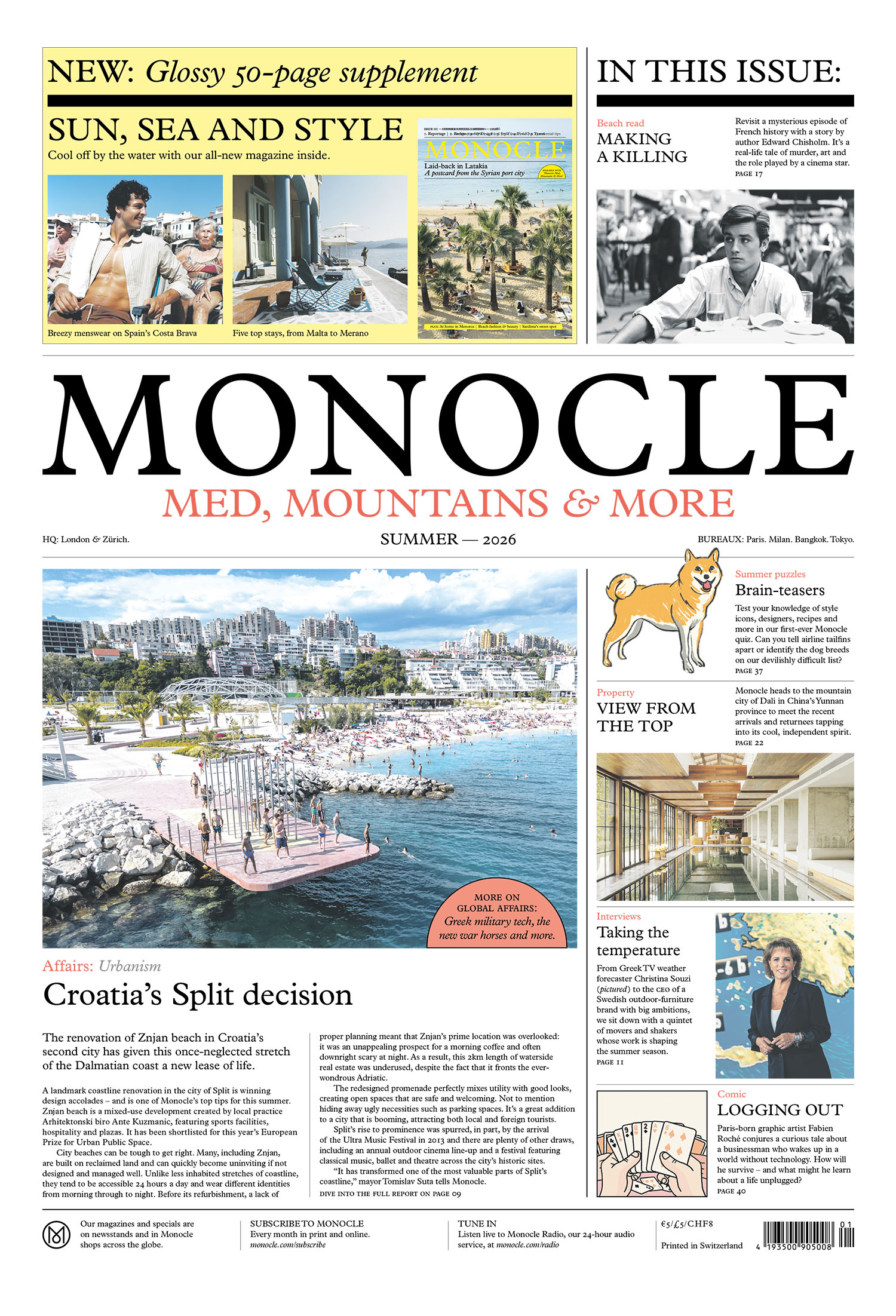 Mediterraneo newspaper cover