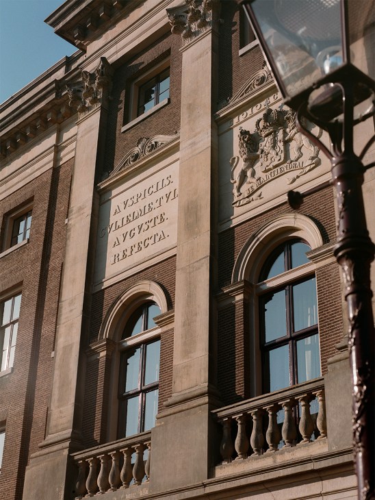Exterior of Rosewood Amsterdam hotel