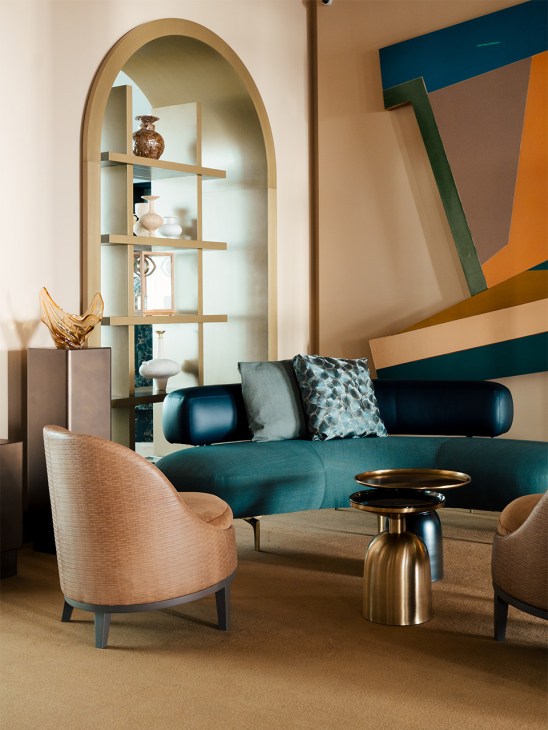 A lounge at Rosewood Amsterdam
