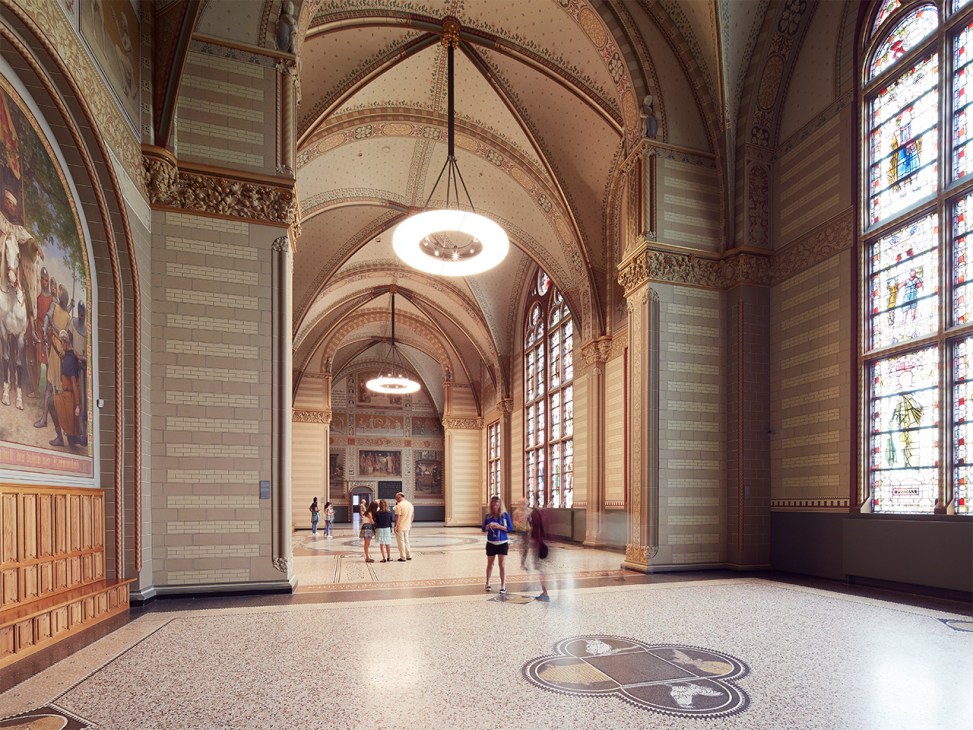 Inside the historical Rijksmuseum, Amsterdam