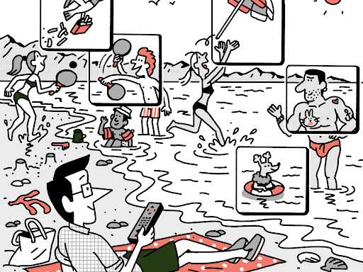 Screwing in the sand, ‘croquetas’ on the loose and other scenes from a Mediterranean beach