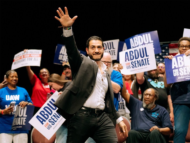 Abdul El-Sayed in Detroit
