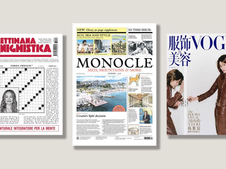 Monocle’s ‘Med, Mountains & More’, the puzzling ‘La Settimana Enigmistica’ and China’s booming magazine scene