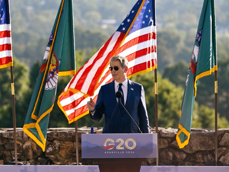 Scott Bessent at the recent G20 summit