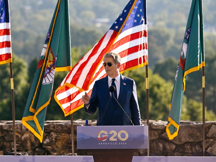 Scott Bessent at the recent G20 summit