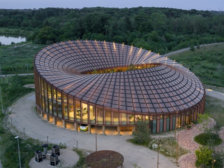 This new Bjarke Ingels Group-designed HQ in Denmark combines workplace and showroom