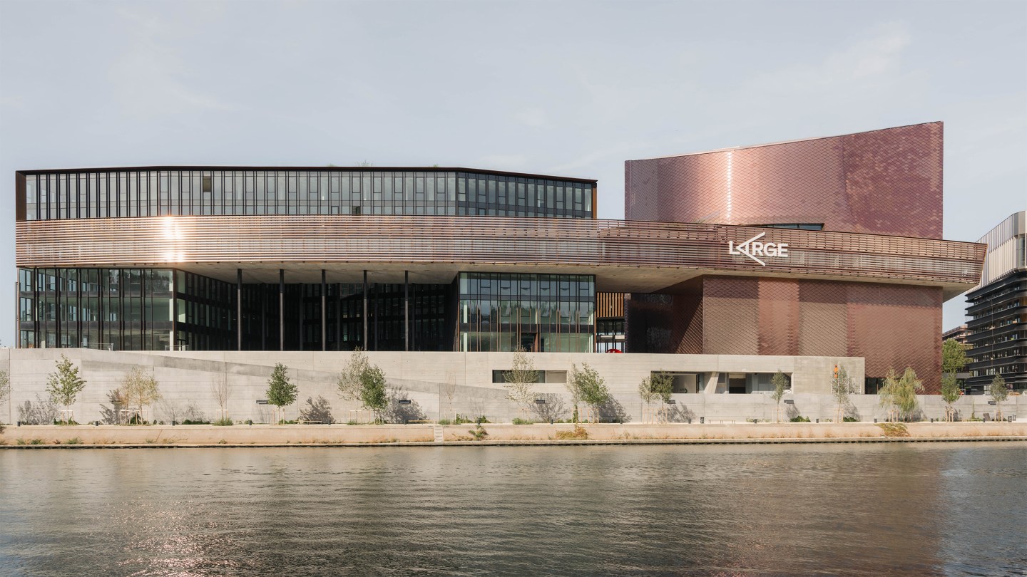 Parisian art centre Large opens on the former site of a Renault production facility and it was no small feat