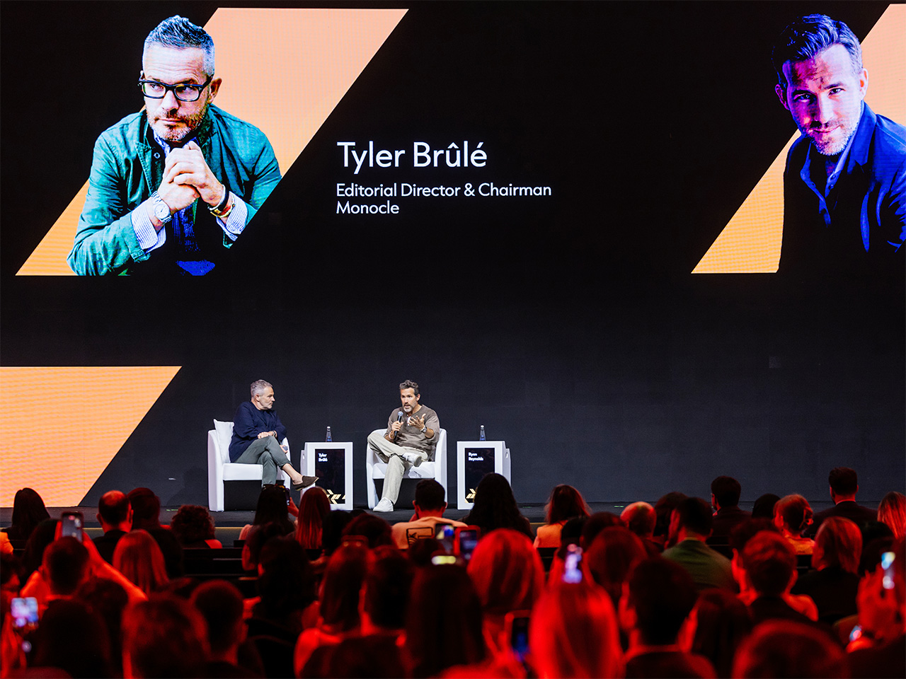 On stage at Livex Abu Dhabi, Ryan Reynolds tells Tyler Brûlé what makes a liveable city