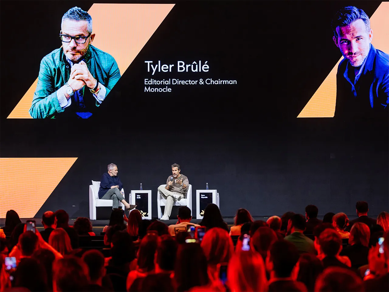 On stage at Livex Abu Dhabi, Ryan Reynolds tells Tyler Brûlé what makes a liveable city