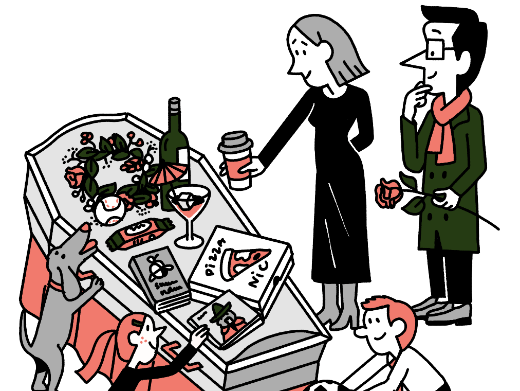 What would you bring to the afterlife? Sometimes the strangest things form the most moving picture
