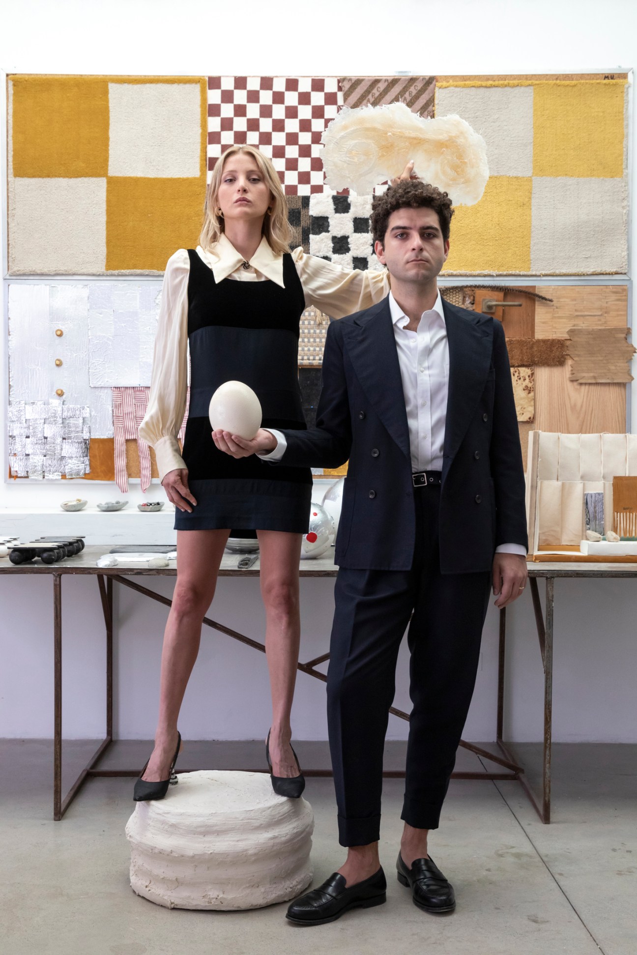 portrait of two designers