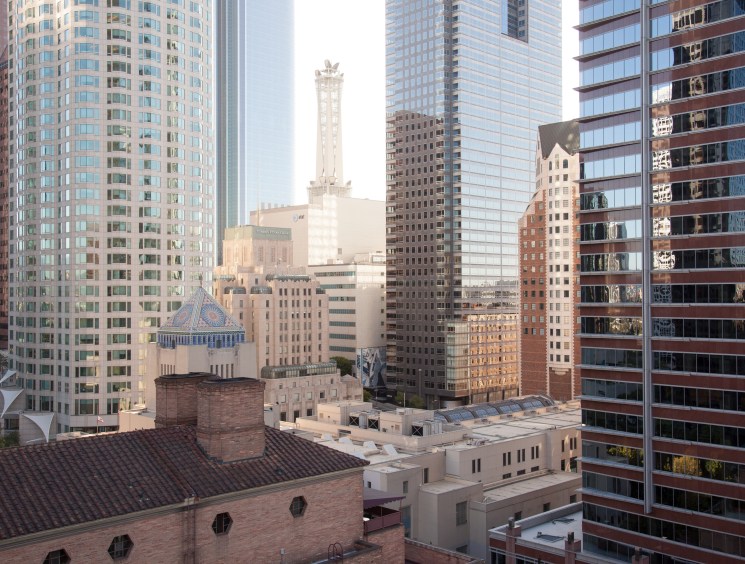 Downtown LA from the Standard Hotel